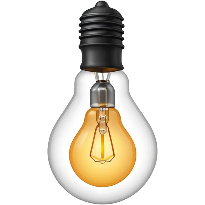 bombillo con colgante emoji