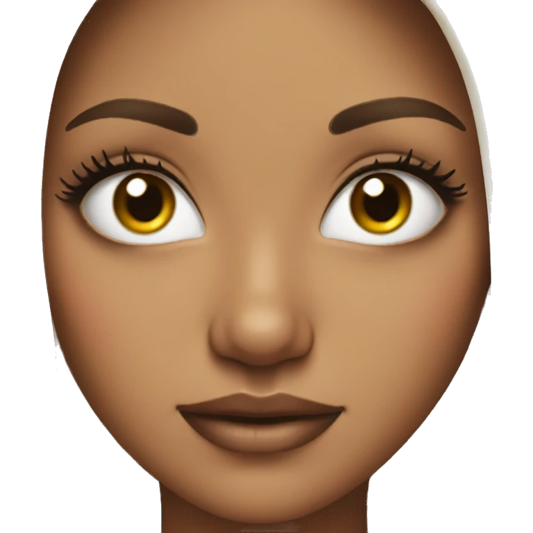 girl with really long eyelashes  emoji