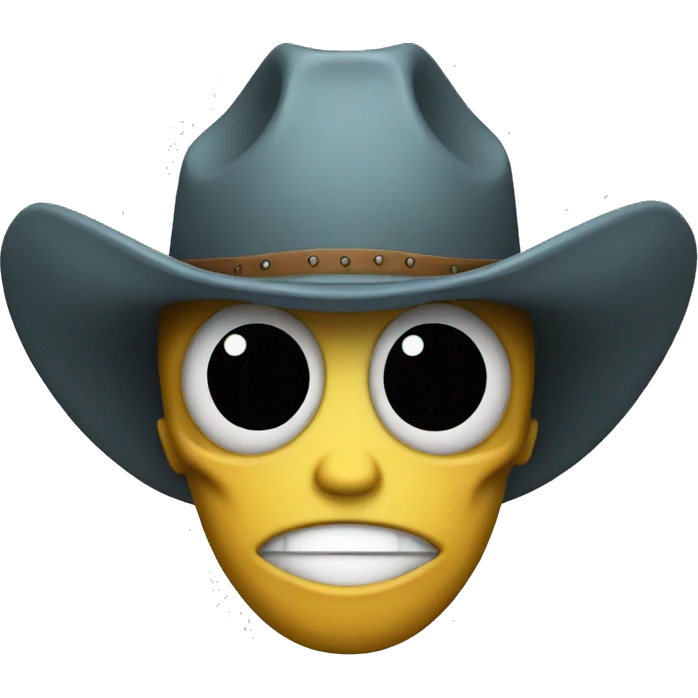 alien with cowboy hat emoji
