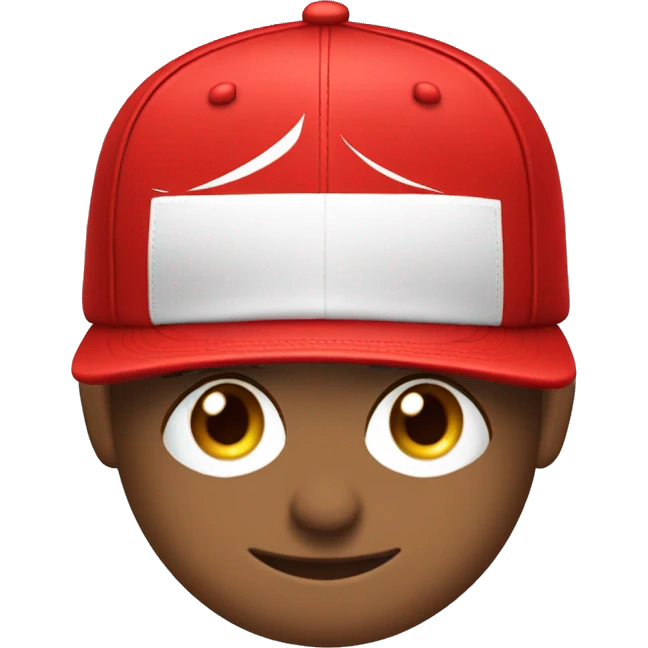 JOVENCON  GORRA ROJA emoji
