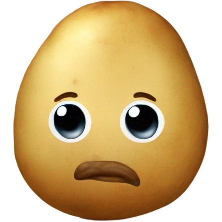 Potatoe with face emoji