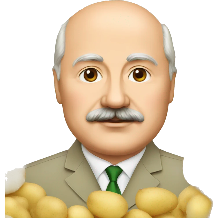 Lukashenko and potatoes emoji