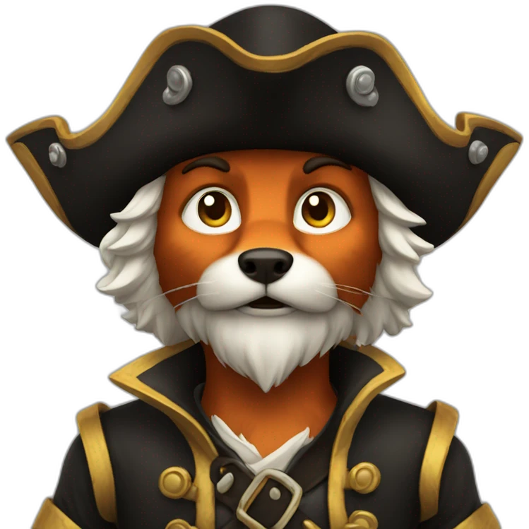 Foxy pirate  emoji