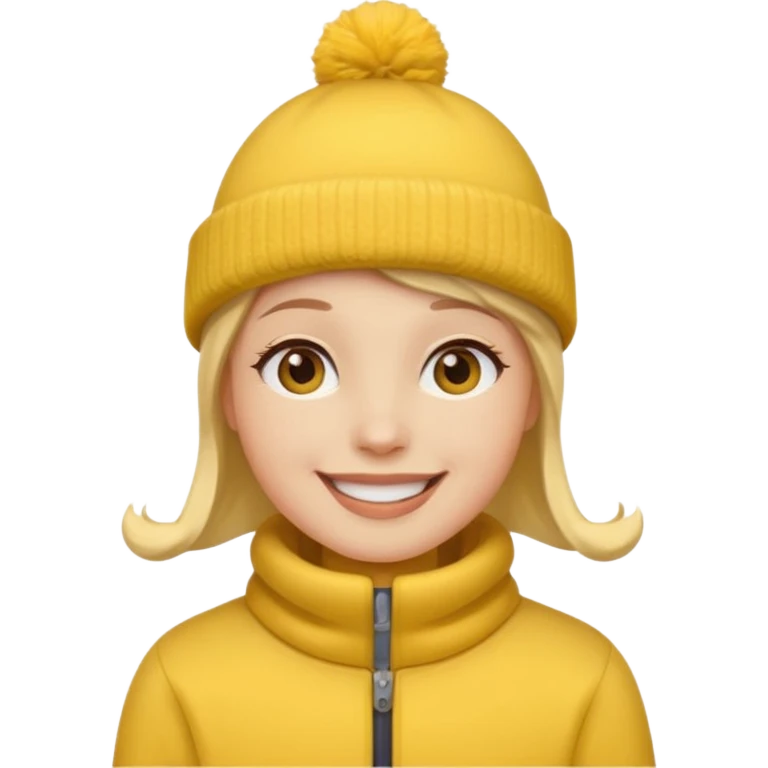 winter yellow hat emoji