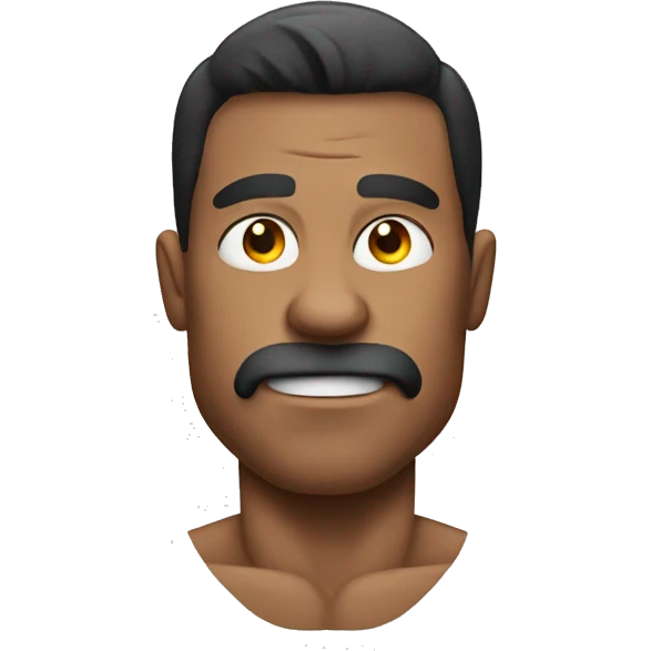 Muscle man emoji