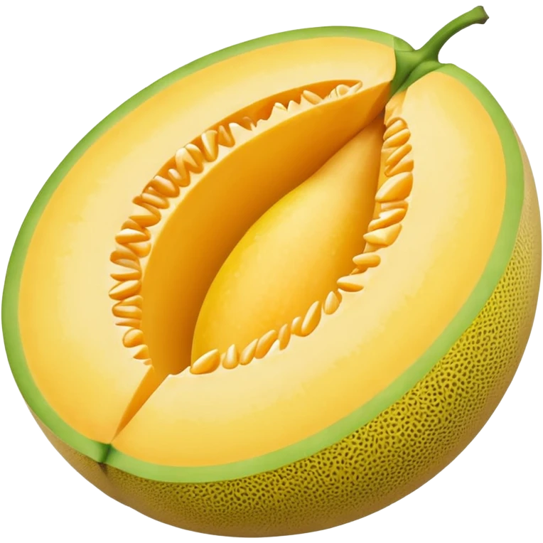 whole yellow melon  emoji