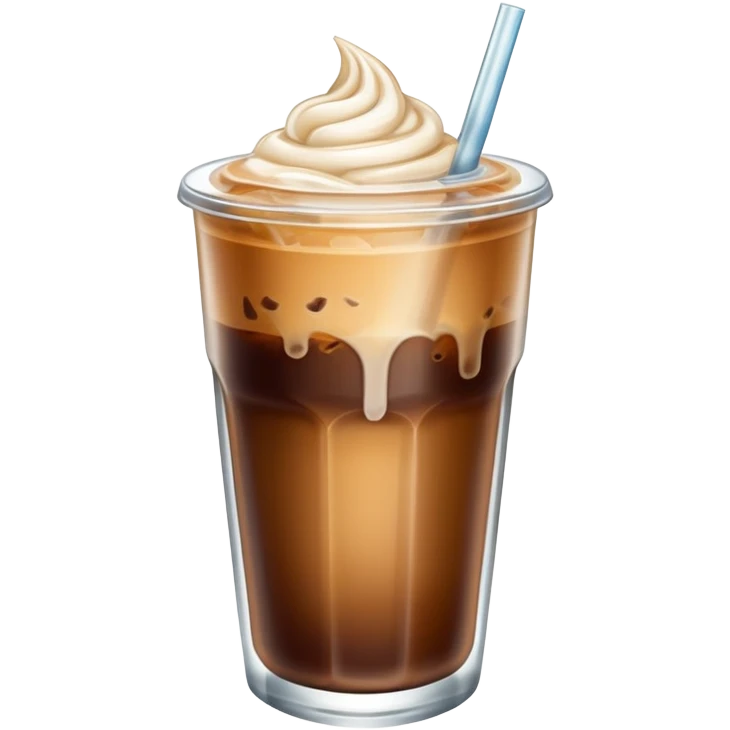 Iced coffee emoji