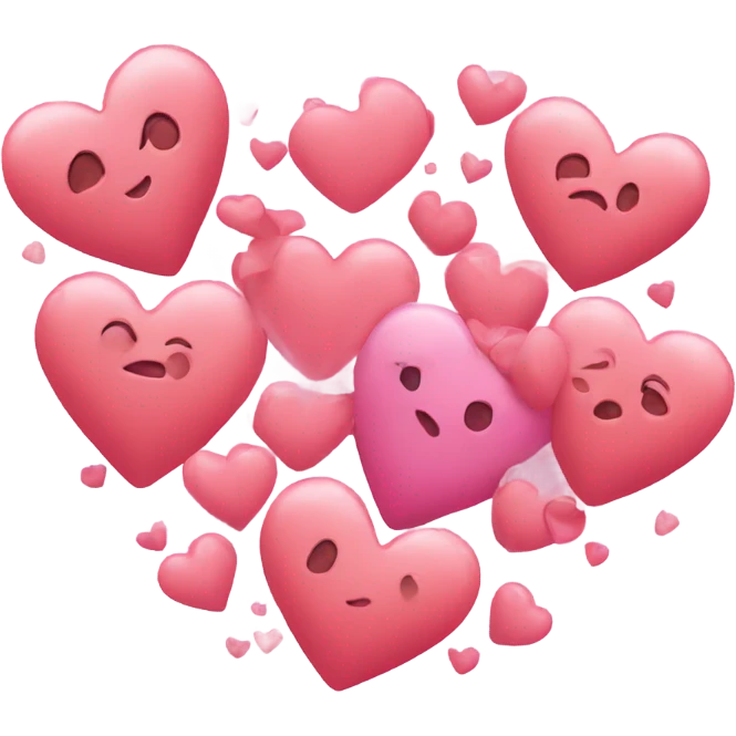 Love hearts emoji