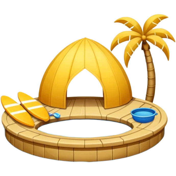 arena de la playa sin recuadros  emoji