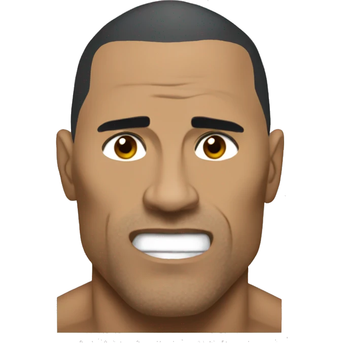 the rock vs the paper emoji