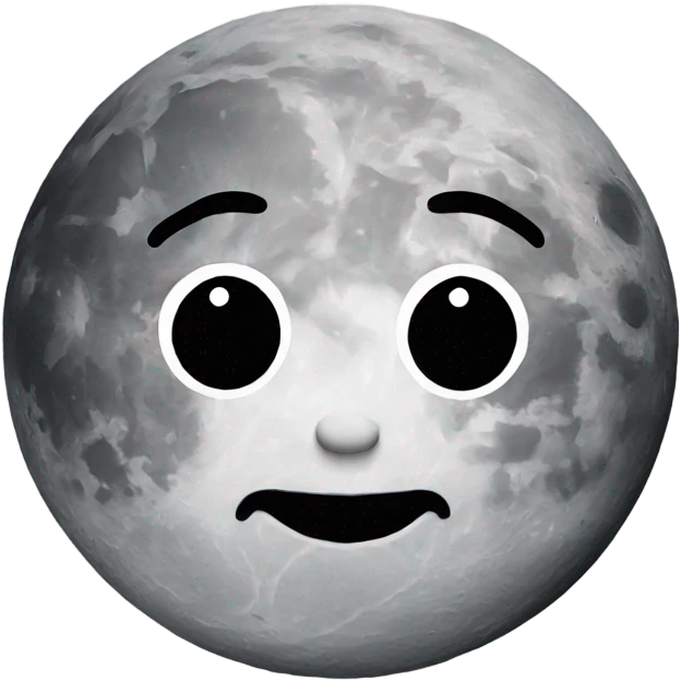 moon with face emoji