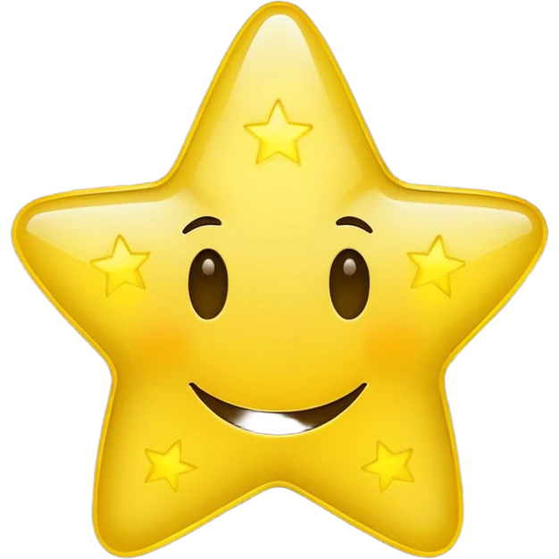 Smiley star emoji