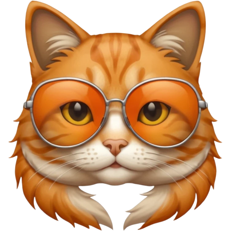 Cat wearing sunglasses emoji