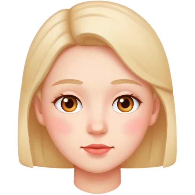 person with blushing cheeks emoji