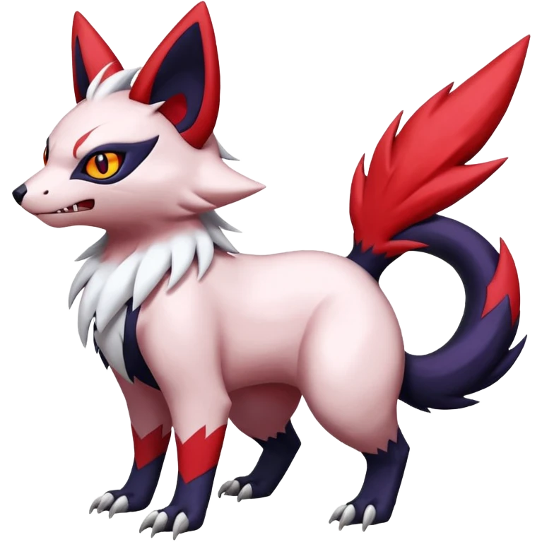 Nargacuga-Noibat-Zangoose-Litten-Torracat-fusion-Fakemon-Pokémon-creature  emoji