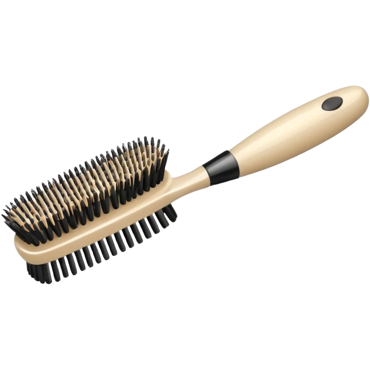 One eyelashes brush in beige color emoji