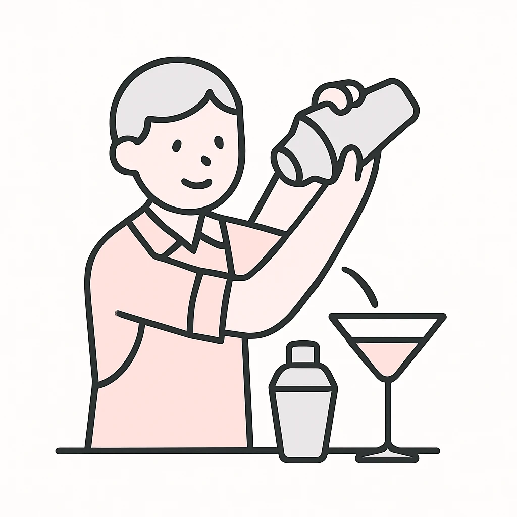 bartender mixing drinks emoji