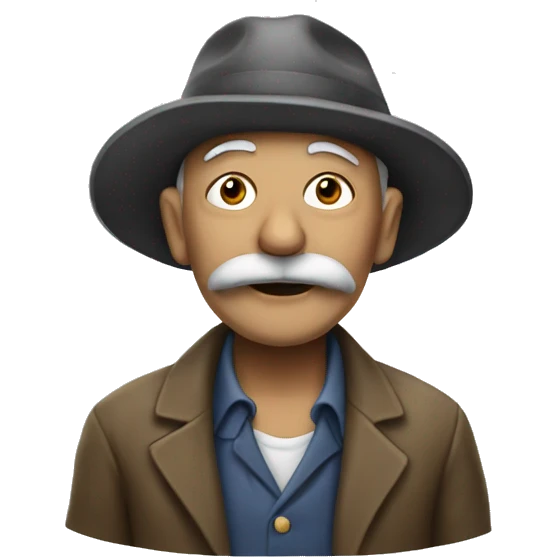 vieux qui fume emoji