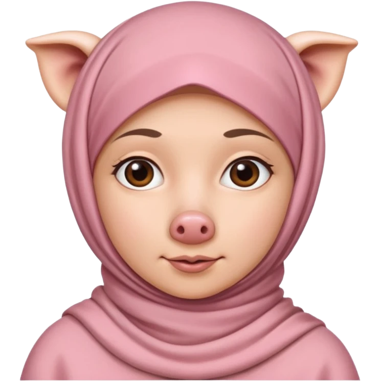 🐷🧕 emoji