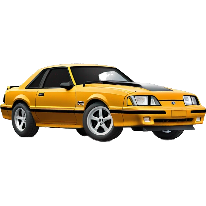 Foxbody mustang gt front 3/4 emoji