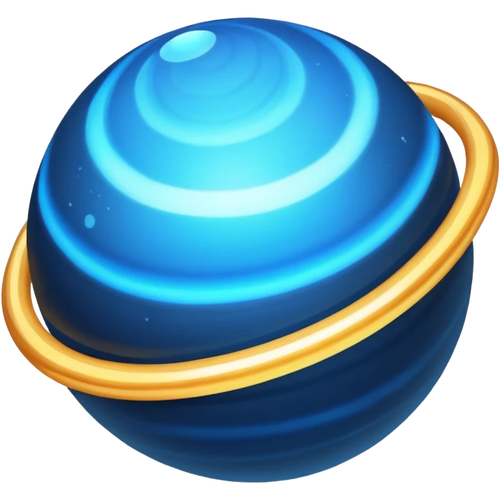 glowing planet emoji