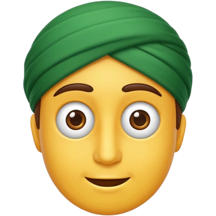 Yeşil gözlü, gözlüklü hafif dalgalı  orta boy saç, emoji