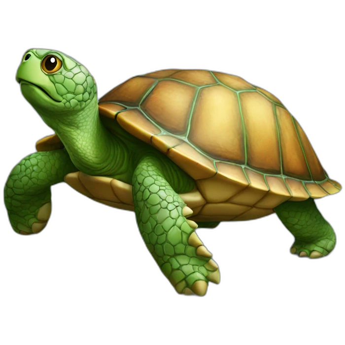 Chat sur tortue emoji