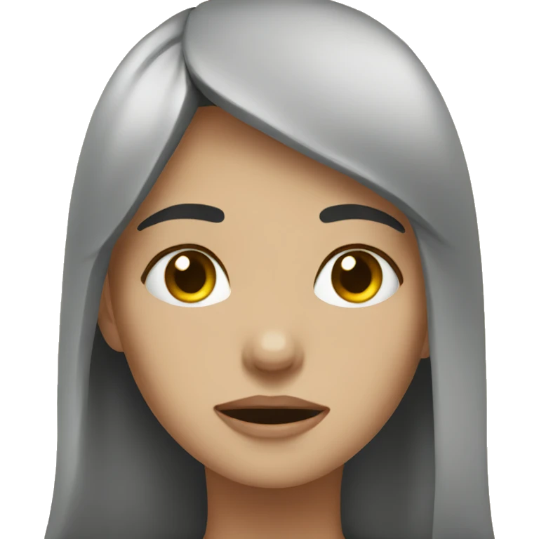 Girl crying listening to y emoji