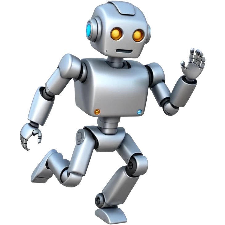robot running right emoji
