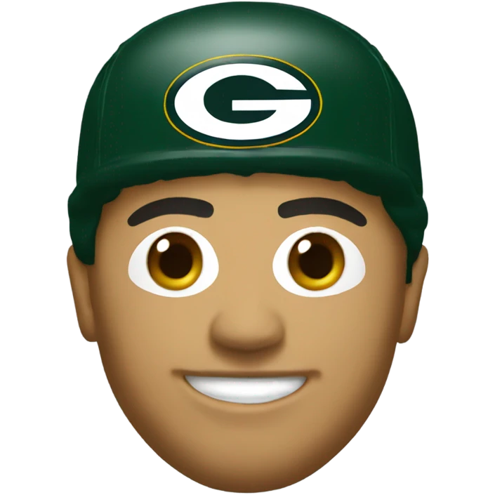Green Bay packers cheese head emoji