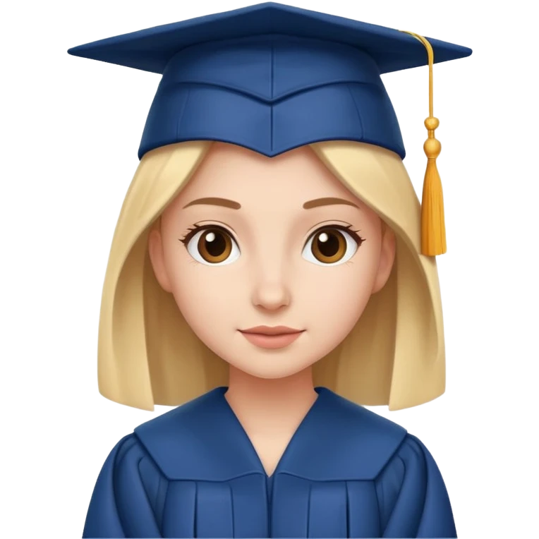 graduating girl  emoji