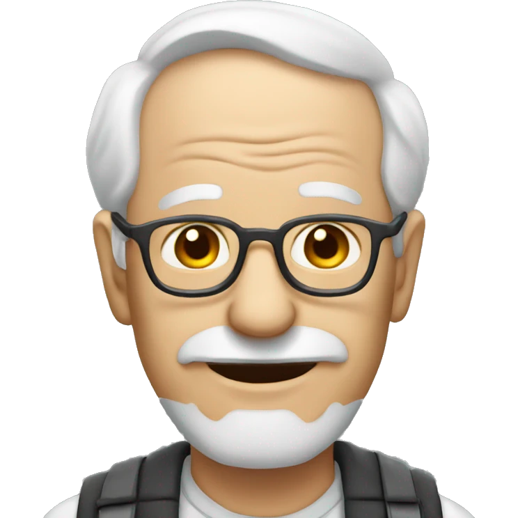 Old man with wings emoji