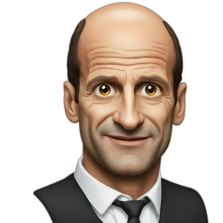 Maximiliano Allegri clown close up emoji