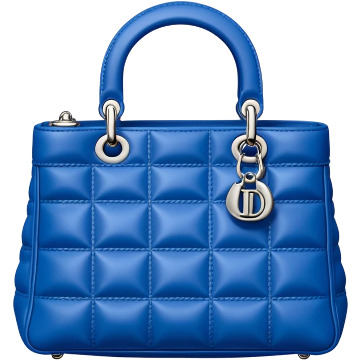 Blue Dior bag emoji