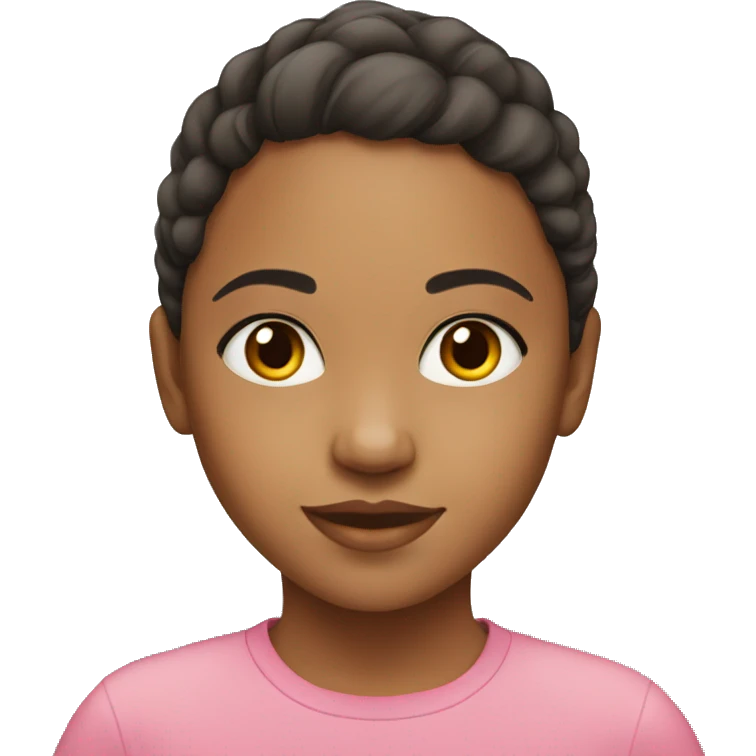 young girl mixed-race healthy emoji