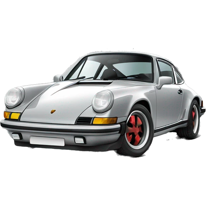 тёмно-серый porsche 911 emoji