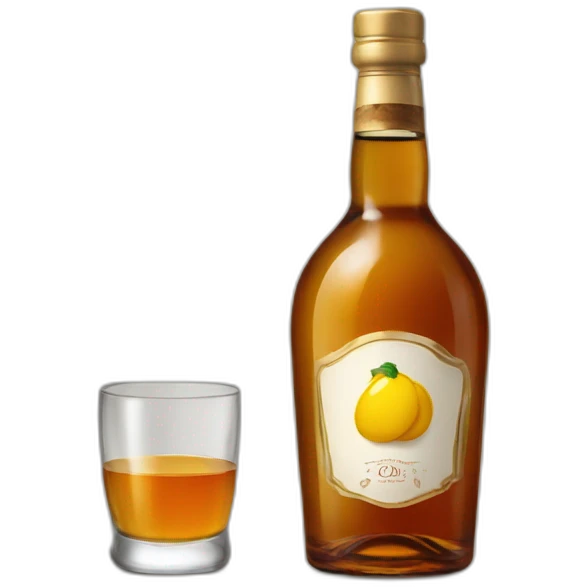 Bouteille de liqueur emoji