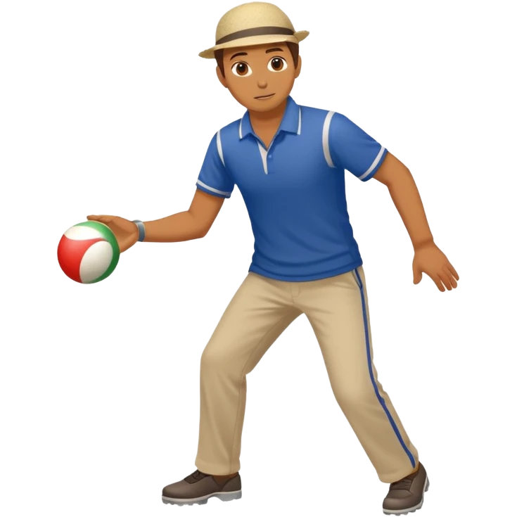 Joueur pétanque emoji