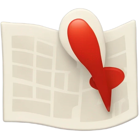 red map location icon emoji