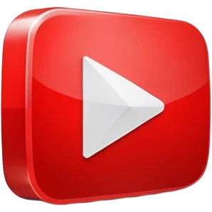 YouTube play button emoji