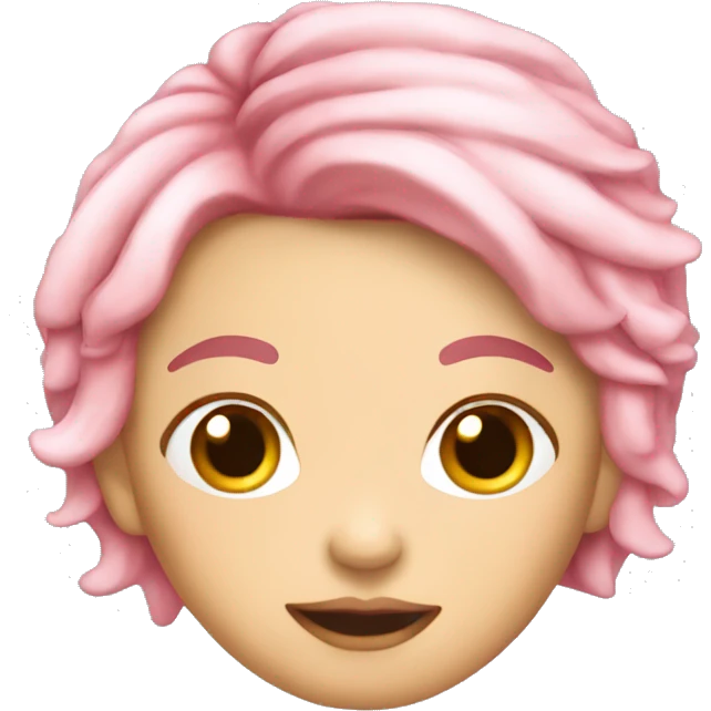 Cute pink coquette emoji emoji