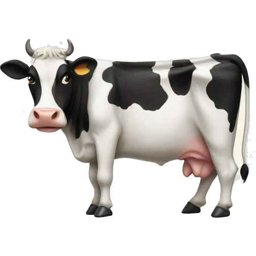 cow with feet emoji