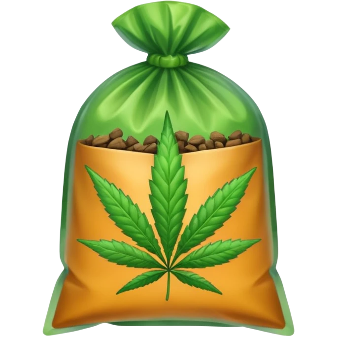 weed baggie  emoji
