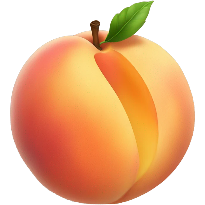 Big peach emoji