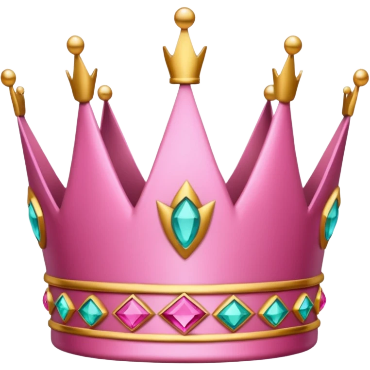 Crown little pink emoji