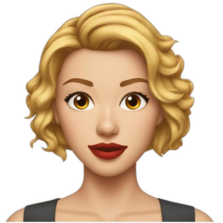 Scarlett johansson emoji