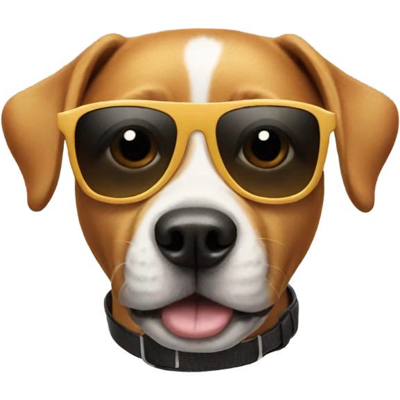dog wearing sunglasses  emoji
