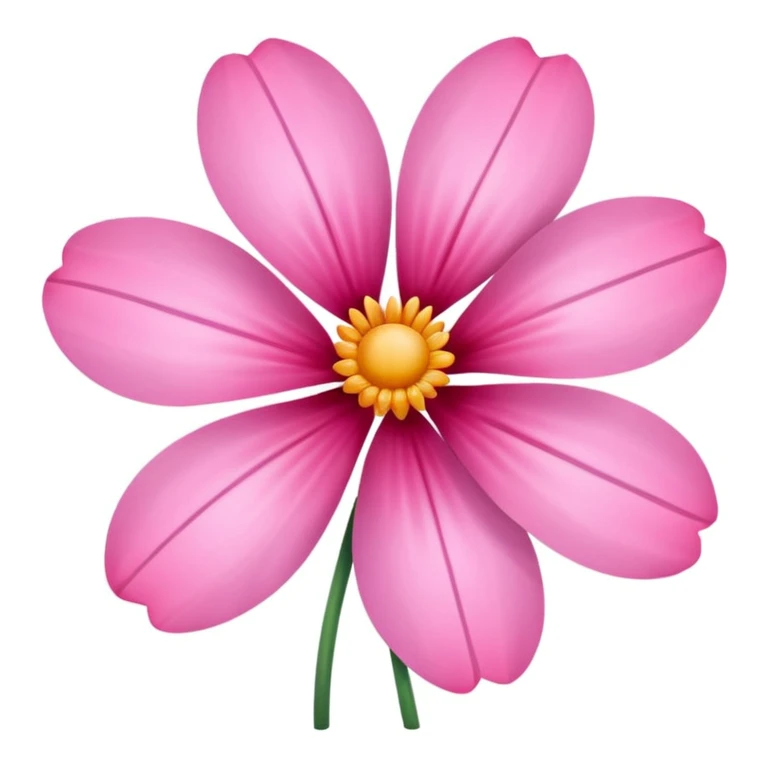 flower emoji with pink petals emoji