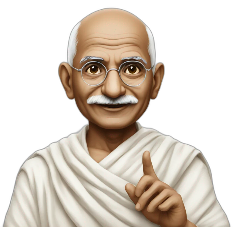 Gandhi ji  have so much money  emoji