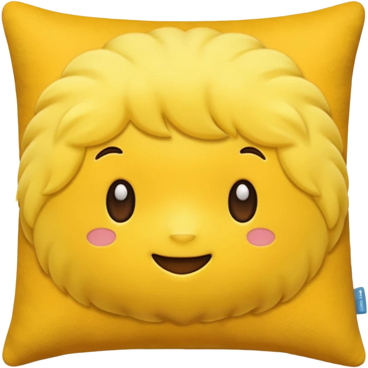 Cushion yellow  emoji